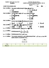 Đề kiểm tra Đại số 10 chương bất đẳng thức - Bất phương trình
